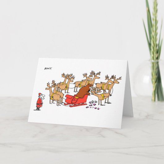 Carte Yob reindeer Xmas (Devant)