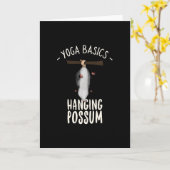 CARTE YOGA BASICS DE TRAITEMENT POSSUM (Fleur jaune)