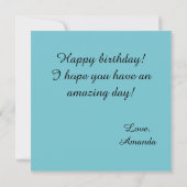 Carte Yoga Cats Lotus Anniversaire (Dos)