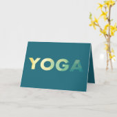 Carte Yoga Mandala Meditate, ajouter du texte (Fleur jaune)