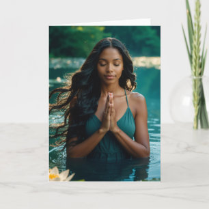 CARTE YOGA - MÉDITATION - CARPE DIEM - BIEN-ÊTRE