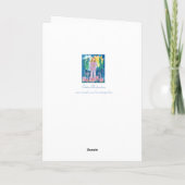 Carte Yoga Wolf Owl Bear Wildlife Namaste Mon Ami (Dos)