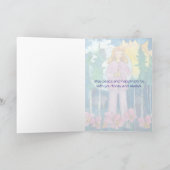 Carte Yoga Wolf Owl Bear Wildlife Namaste Mon Ami (Intérieur)