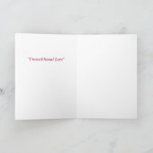 Carte Yogananda - Carte, Salutation, Note (Intérieur)