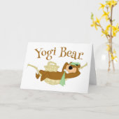 Carte Yogi Bear Pique-nique Hammock Nap Time (Fleur jaune)