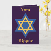 Carte Yom Kippour (Fleur jaune)