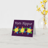 Carte Yom Kippour (Fleur jaune)