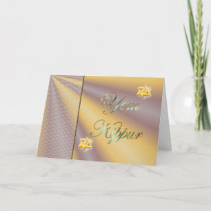 Carte Yom Kippour fête juive jeûne judaïsme jour saint