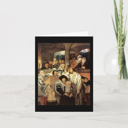 Carte Yom Kippour vintage (Devant)