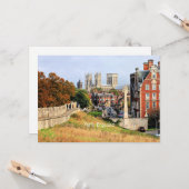 Carte York, Angleterre photo pittoresque (Devant/Arrière en situation)