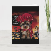 Carte Yorkie Chef  (Devant)