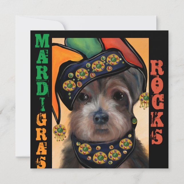 CARTE YORKIE POO (Devant)