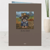 Carte Yorkie Poo (Dos)