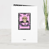 Carte Yorkie Poo Tea Cup (Dos)