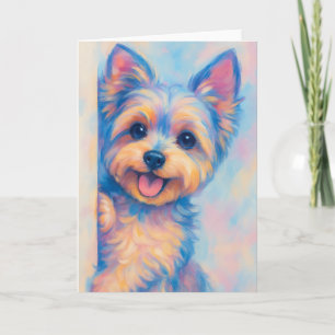 Carte Yorkie - Vierge
