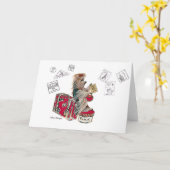 Carte Yorkie Voyager Paris (Fleur jaune)