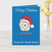 Carte Yorkshire Noël Baat Time (Fleur jaune)