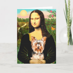 Carte Yorkshire Terrier 17 - Mona Lisa