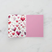 Carte Yorkshire Terrier couple Valentines Day (Intérieur)