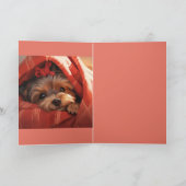 Carte Yorkshire Terrier de vacances (Intérieur)