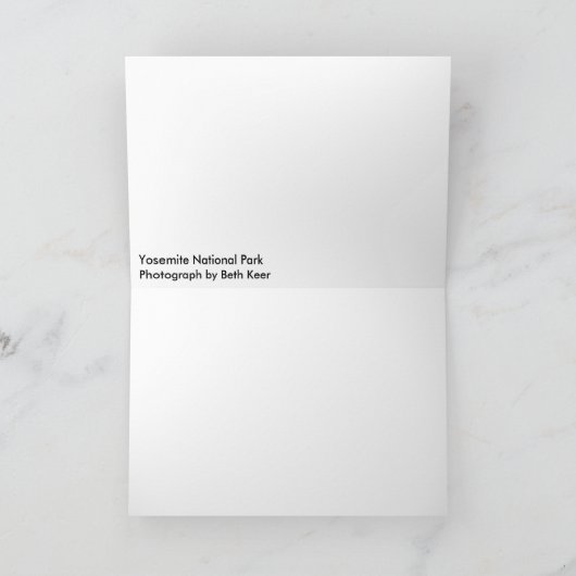 Carte Yosemite (Intérieur)