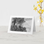 Carte Yosemite, CA - The Ahwahnee Lodge and El Capitan (Fleur jaune)