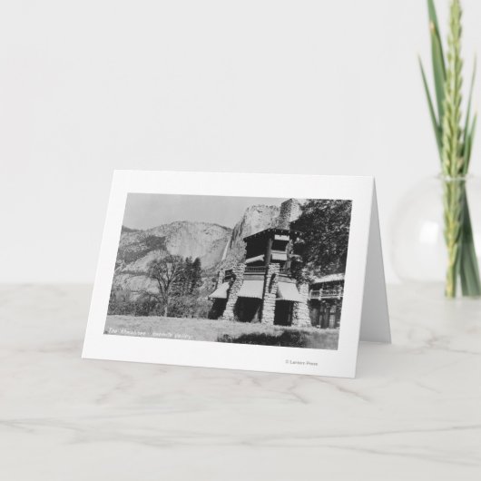 Carte Yosemite, CA - The Ahwahnee Lodge and Valley (Devant)