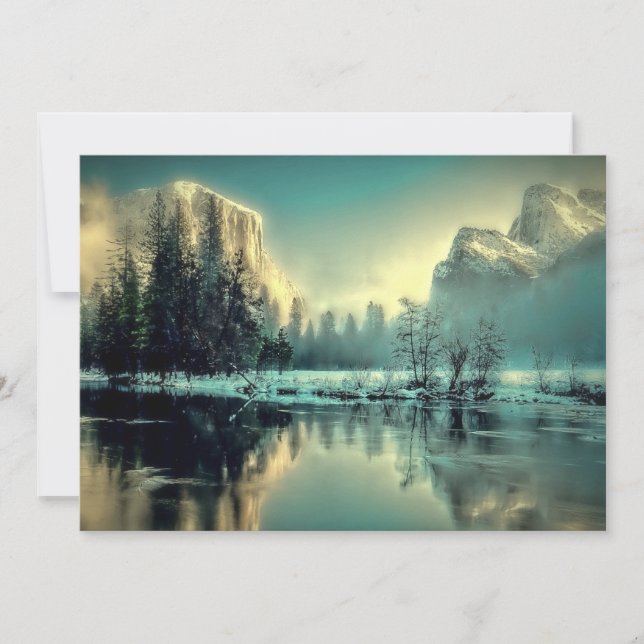 Carte Yosemite Park Sunrise (Devant)