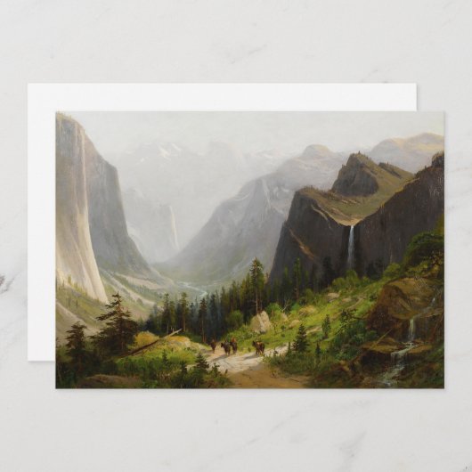 Carte Yosemite Valley, CA | Frederick Ferdinand Schafer (Devant / Derrière)