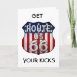 Carte **YOU ALWAYS GET YOUR KICKS** **60th BIRTHDAY**<br><div class="desc">LOVED THIS HIGHWAY WHEN I GOT TO DRIVE IT AND CAN'T WAIT TO THE AGAIN OS = HOPE YOU LIKE THIS CARD AND THERE ARE MORE TO COME! THANK YOU FOR STOPPING BY ONE OF MY EIGHT STORES AND HAVE A GREAT DAY!!!!</div>