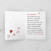 Carte You Are Here Folded Greeting Card (Intérieur)