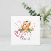 carte You are Loved Tiger (Debout devant)
