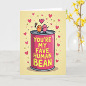 Carte You Are My Fave Human Bean Card (Fleur jaune)
