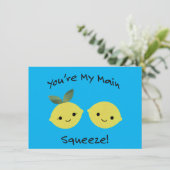 Carte You are My Main Squeeze citrons (Debout devant)