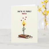 Carte You Are My Perfect Match Card (Fleur jaune)
