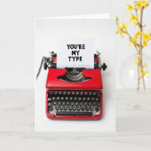 Carte You Are My Type Card (Fleur jaune)