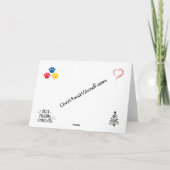 CARTE YOU ARE "SPECIAL" BEACHY CHRISTMAS GREETING (Dos)