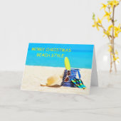 CARTE YOU ARE "SPECIAL" BEACHY CHRISTMAS GREETING (Fleur jaune)