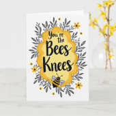 Carte You Are The Bees Knees Card (Fleur jaune)