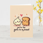 Carte You Are The Garlic To My Bread Card (Fleur jaune)