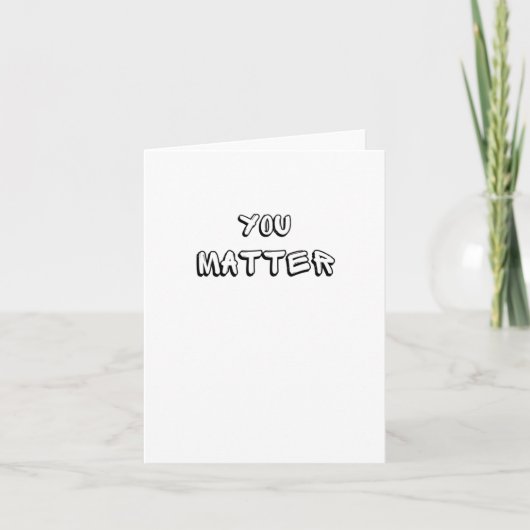 Carte You - Bold Statement Art" Sticker (Devant)
