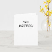 Carte You - Bold Statement Art" Sticker (Fleur jaune)