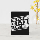 Carte You Can Run But You Can't Hide Bounty Hunter  (Fleur jaune)