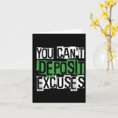 Carte You Can't Desit Excuses Motivational For Entrepren (Fleur jaune)