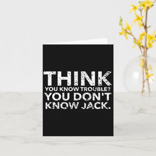 Carte You Don't Know Jack  (Fleur jaune)