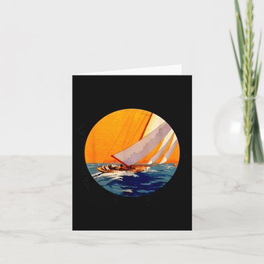 Carte You Don't Stop Sailing When You Get Old Funny Old  (Devant)