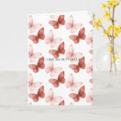 Carte You Give Me Butterflies Love (Fleur jaune)