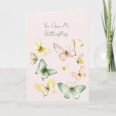 Carte You Give Me Butterflies Love (Devant)