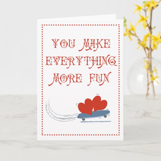 Carte You Make Everything More Fun (Fleur jaune)