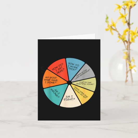 Carte You May Ask Yourself  (Fleur jaune)